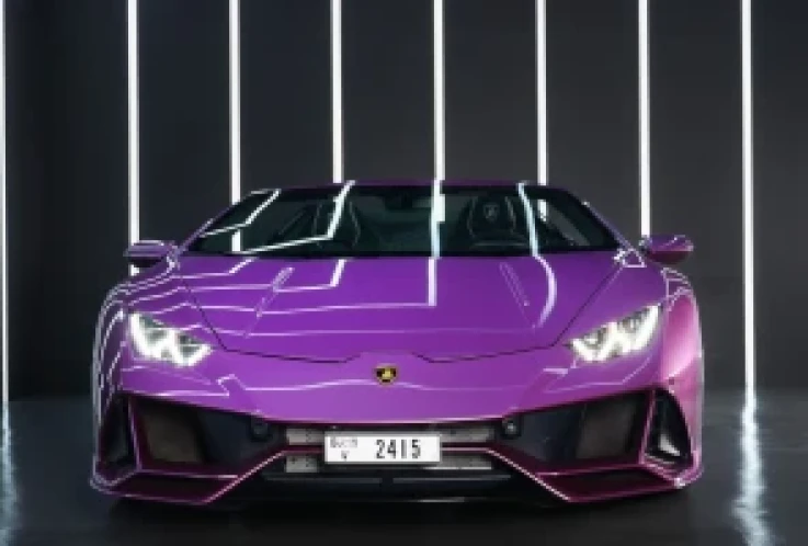 استئجار لامبورغيني ايفو ( lamborghini huracan evo spyder ) ٢٠٢٣ في دبي, الإمارات العربية المتحدة - undefined