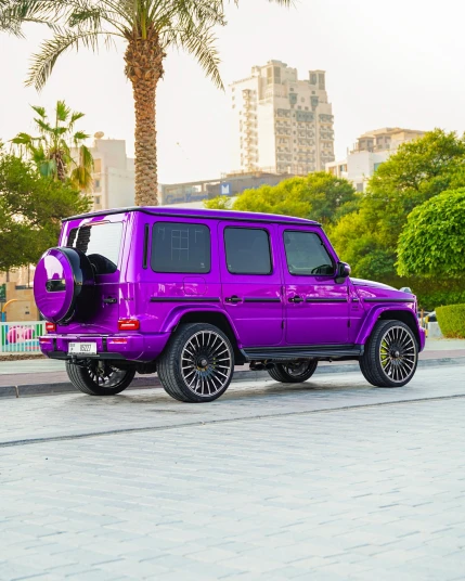 Rent Mercedes Benz G63 AMG 2025 in Dubai Purple - undefined