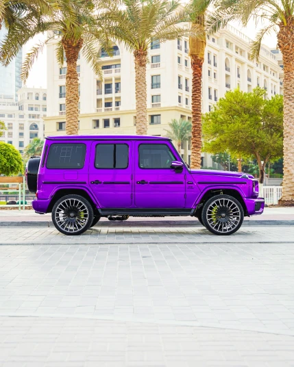 Rent Mercedes Benz G63 AMG 2025 in Dubai Purple - undefined