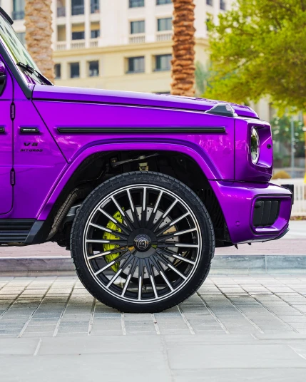 Rent Mercedes Benz G63 AMG 2025 in Dubai Purple - undefined