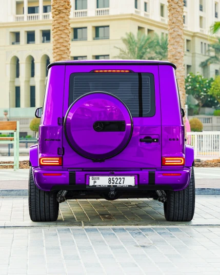 Rent Mercedes Benz G63 AMG 2025 in Dubai Purple - undefined